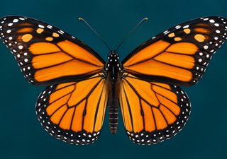 iPhone Duo wallpaper — Monarch Wings