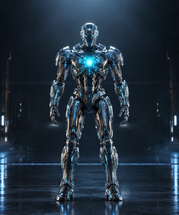 iPhone Duo wallpaper — Glass Mech