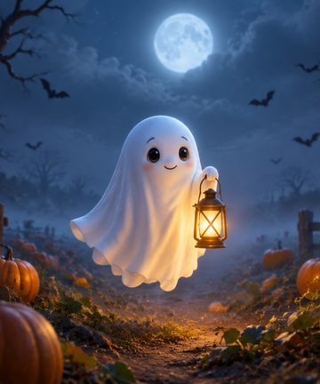 iPhone Duo wallpaper — Little Ghost
