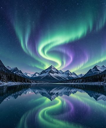 iPhone Duo wallpaper — Aurora Spiral