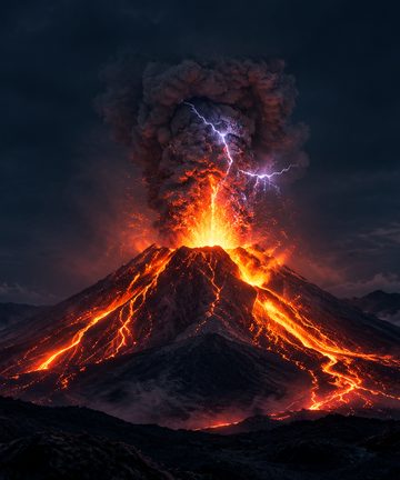 iPhone Duo wallpaper — Eruption